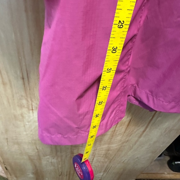LL BEAN RAIN JACKET COAT HOOD WATERPROOF KNEE LEGNTH PINK XXL RAIN GEAR be dry - Picture 8 of 10